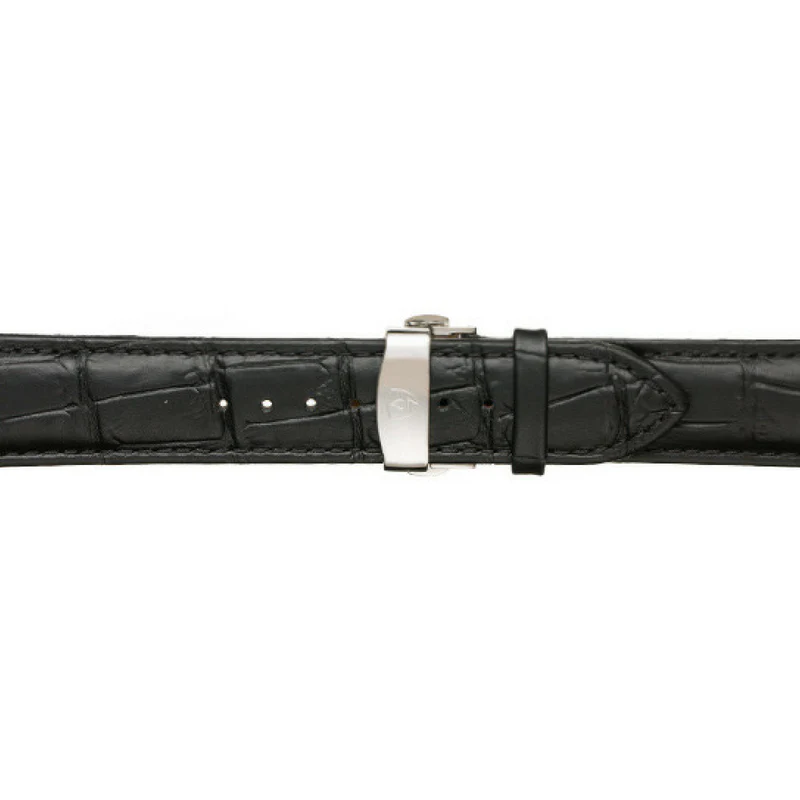 Black & Silver Leather Band - Image 3