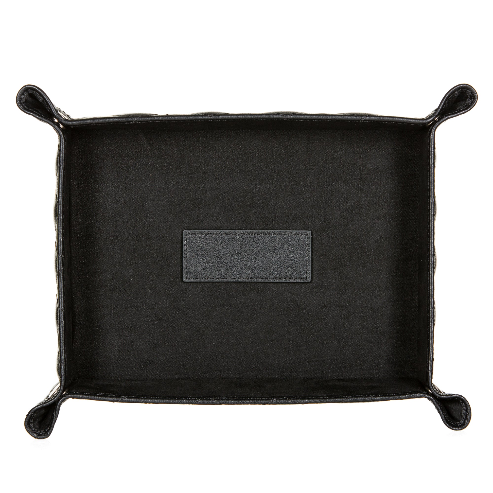 Black Leather Valet Tray - Image 3