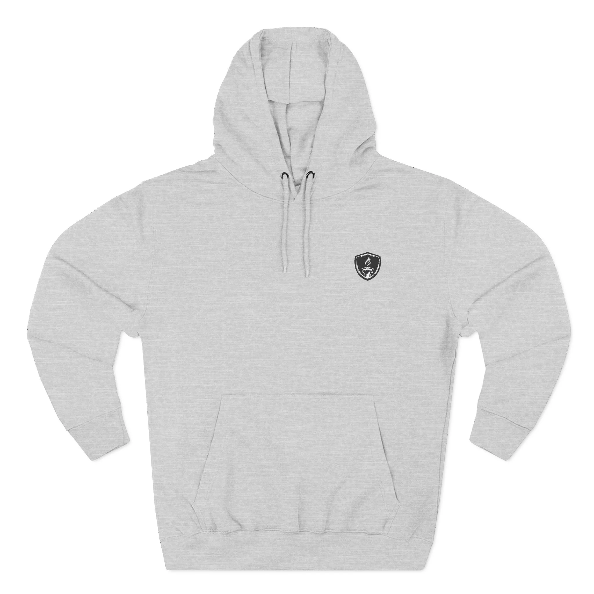 Embroidered Unisex Fleece Emblem Hoodie - Image 3