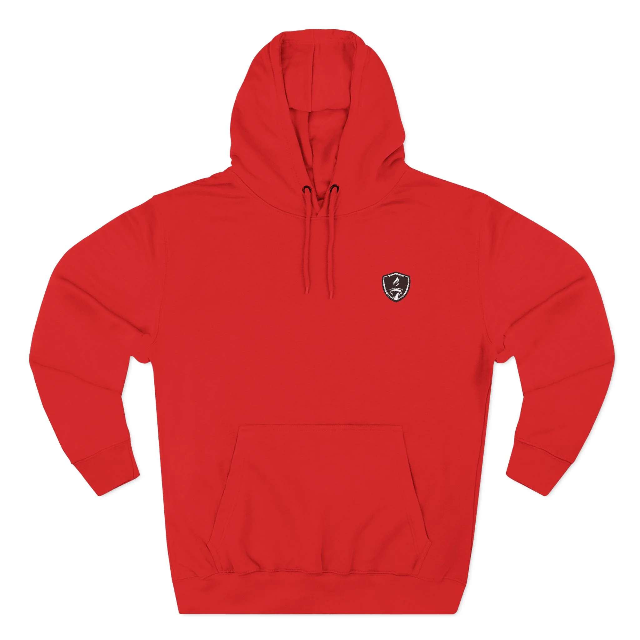 Embroidered Unisex Fleece Emblem Hoodie - Image 6