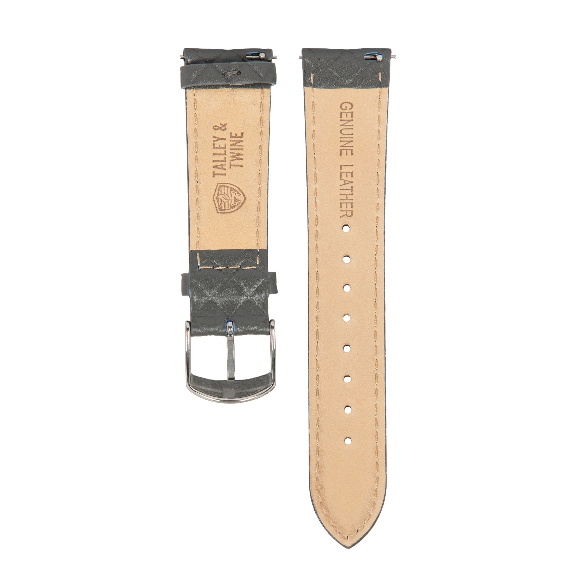 Grey/Silver Leather Band - Image 2