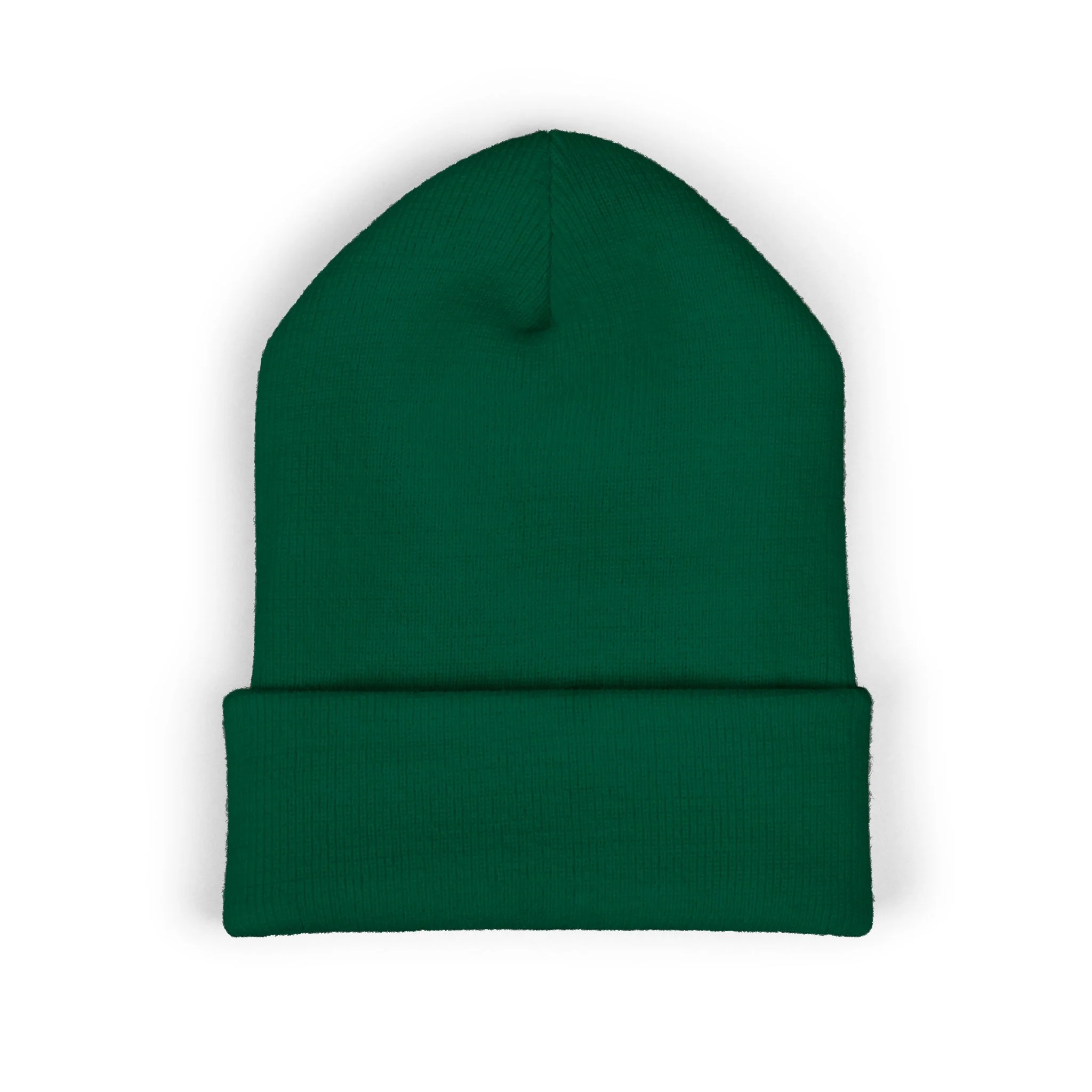 Talley & Twine Embroidered Cuffed Beanie — Classic Black Knit Hat - Image 11
