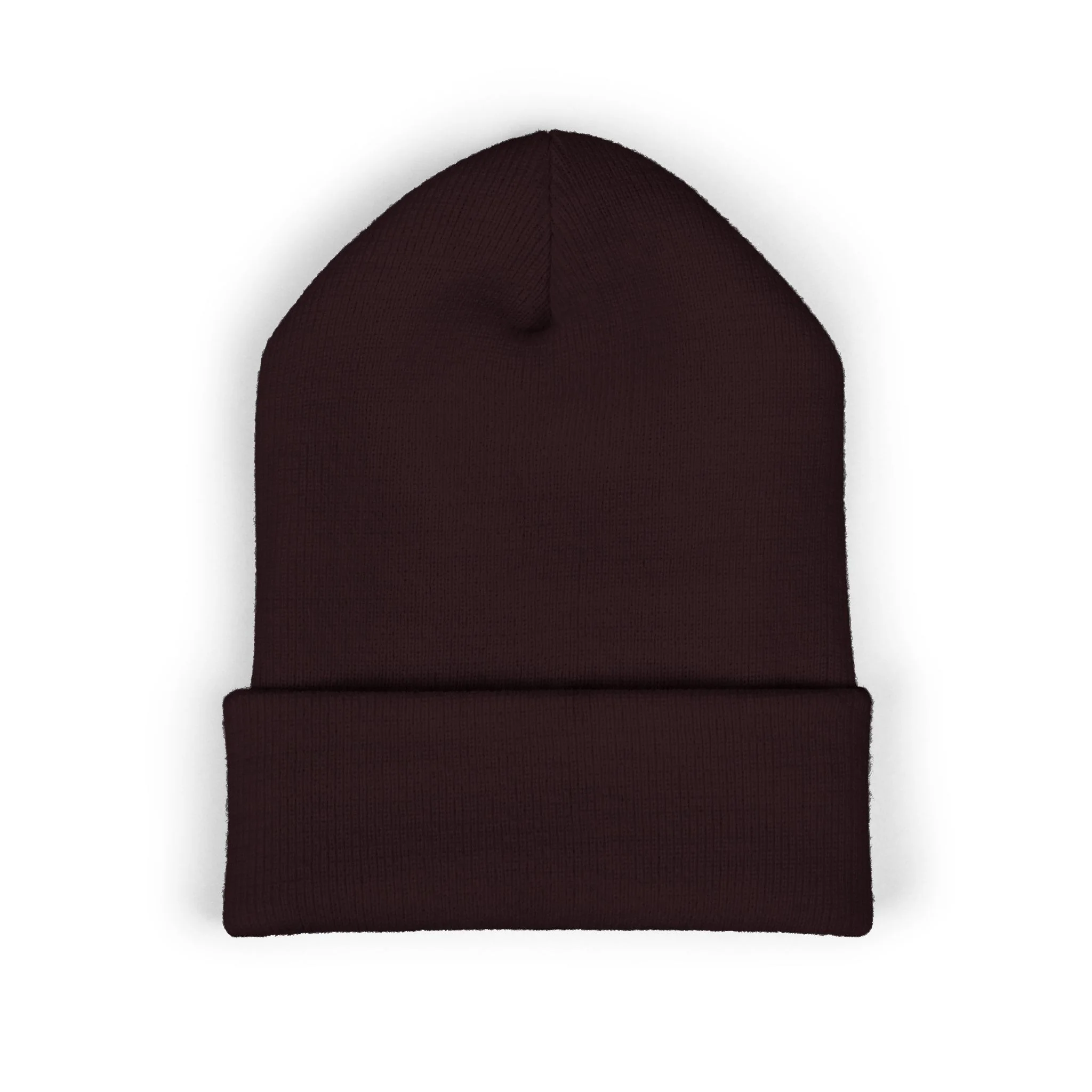 Talley & Twine Embroidered Cuffed Beanie — Classic Black Knit Hat - Image 23